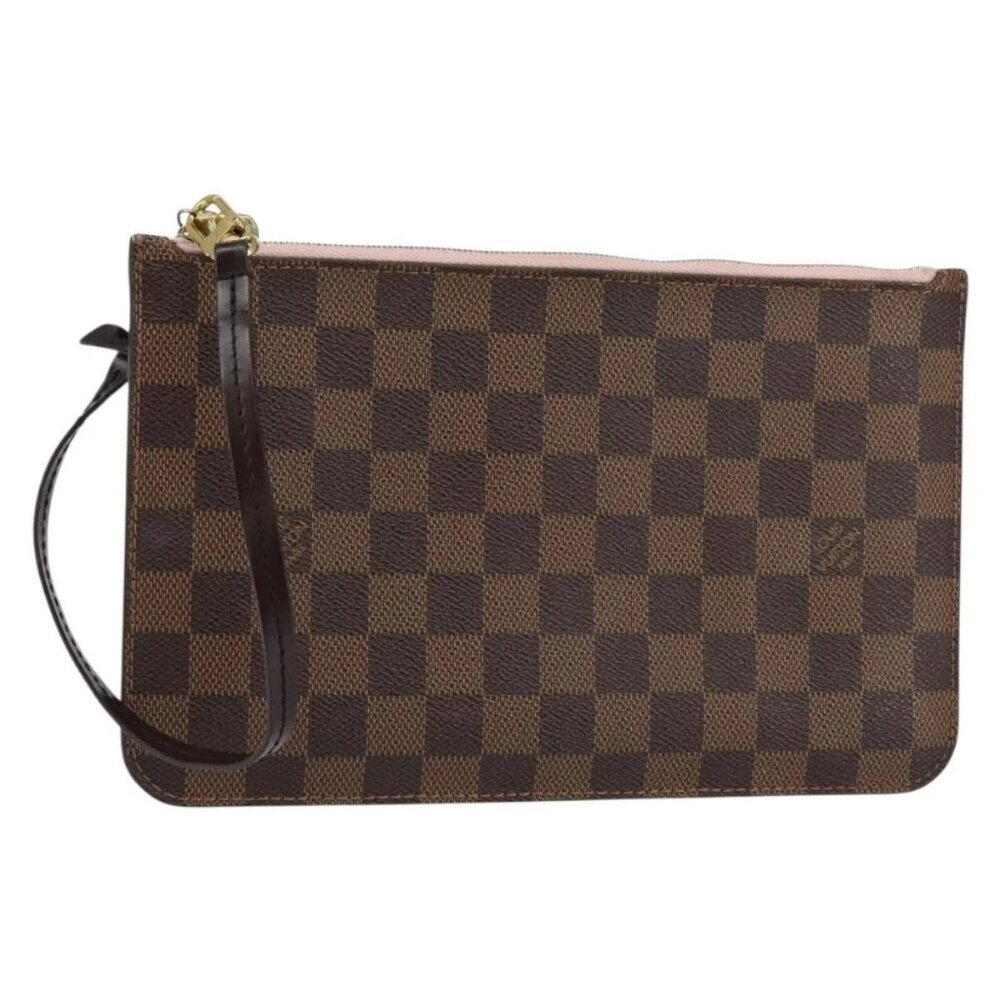LOUIS VUITTON Damier Ebene Neverfull MM Pouch Accessory Pouch